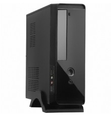 Exegate EX268699RUS Корпус MiniITX Exegate MI-209 Black, miniITX/mATX, <M350, 80mm>, 2*USB, Audio