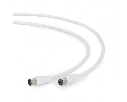 [Кабель] Кабель Кабель телевизионный, Coaxial M/F, белый, 5м (CCV-515-W-5M)