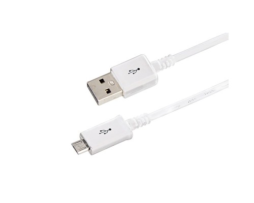 [Кабели] Rexant (18-4269) Кабель USB-A – micro USB, 1А, 1м, ПВХ, белый