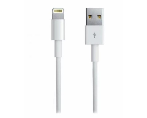 [Кабели] Rexant (18-1121) Кабель USB-A – Lightning для Apple, 2,4А, 1м, ПВХ, белый