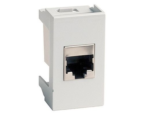 [Электроустановочные изделия] Dkc 45138 Розетка RJ-45 кат.5E,Viva,1 мод.,серая