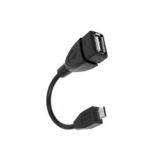 Rexant (18-1181) USB кабель OTG mini USB на USB   шнур 0.15M черный 
