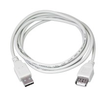 Rexant (18-1117) Кабель шт. USB-A – гн. USB-A, 2,4А, 5м, ПВХ, серый
