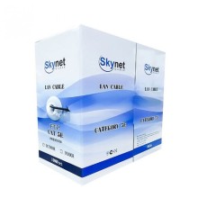 SkyNet Кабель UTP indoor 4x2x0,46, медный, FLUKE TEST, кат.5e, однож., (305м) box, серый [CSL-UTP-4-CU](АК5010143/1693211)