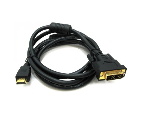 [Кабели] Rexant (17-6306) Шнур  HDMI - DVI-D  gold  5М  с фильтрами  