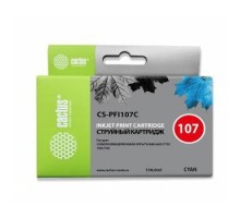CACTUS PFI-107C Картридж струйный для Canon IP iPF670/iPF680/iPF685/iPF770/iPF780/iPF785/, синий (130мл)