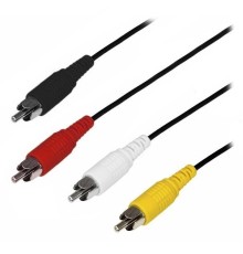 Rexant (17-0304) Шнур  4х4 RCA  3М  