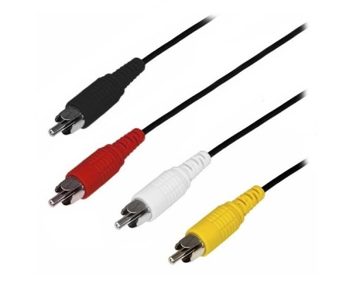 [Кабель] Rexant (17-0304) Шнур  4х4 RCA  3М  