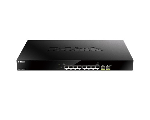 [Сетевое оборудование] D-Link DMS-1100-10TP/A1A Настраиваемый L2 коммутатор с 8 портами 100/1000/2.5GBase-T и 2 портами 10GBase-X SFP+ (8 портов PoE 802.3af/at, PoE-бюджет 240 Вт)