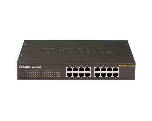 [Сетевое оборудование] D-Link DES-1016D/H1A Неуправляемый коммутатор с 16 портами 10/100Base-TX