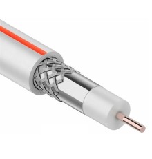 Proconnect 01-2401-2 Кабель SAT 50 M, CCS/Al/Al, (75%), 75 Ом, 100м., белый  PROCONNECT