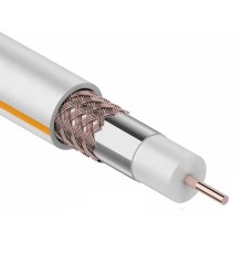 Rexant (01-2401) Кабель SAT 50 M, Cu/Al/Cu, (75%), 75 Ом, 100м., белый