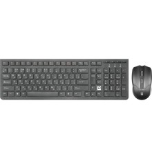 Defender Клавиатура + мышь Columbia C-775 RU черный [45775] {Беспроводной набор, мультимедиа}