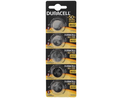 [Батарейки] Duracell CR2032/5BL (5 шт. в уп-ке)