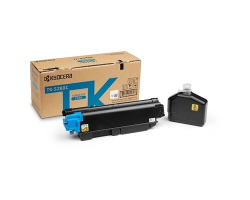 [Расходные материалы] Kyocera-Mita TK-5280C Тонер-картридж,Cyan  {P6235cdn/M6235cidn/M6635cidn (11000стр)}