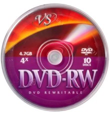Диски VS DVD-RW 4,7 GB 4x CB/10 (620830)      