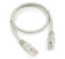 Cablexpert Патч-корд медный UTP PP10-0.5M кат.5, 0.5м, литой, многожильный (серый)