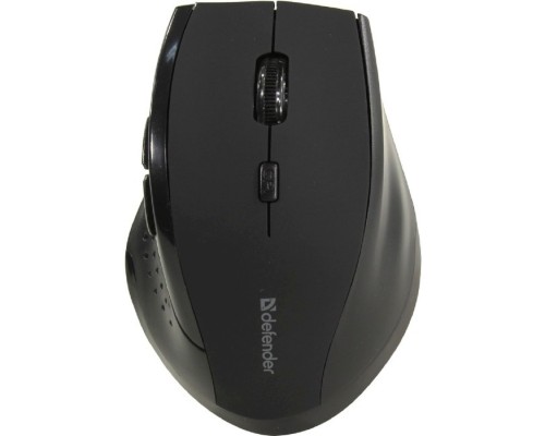 [Мышь] Defender Accura MM-365 черный {Беспроводная оптическая мышь, 6 кнопок, 800-1600 dpi} [52365]