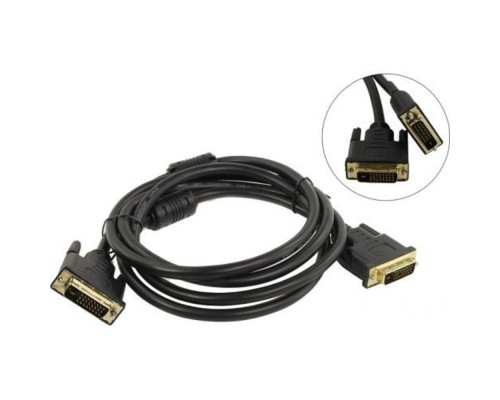 [кабели] Telecom Кабель DVI-D--DVI-D Dual link 25M/25M, экран, феррит.кольца, 1.8м <TCG441D-1.8M> [4895182213548]