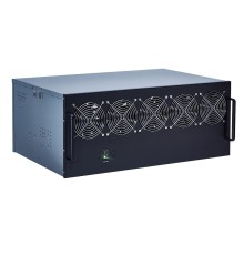 Exegate EX270772RUS Корпус для майнинга Exegate Pro 13-430 <без БП, 2*USB, 5*fan 120мм, места под: 13 видеокарт, 2 БП>