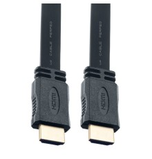 PERFEO Кабель HDMI A вилка - HDMI A вилка, плоский, ver.1.4, длина 3 м. (H1303)