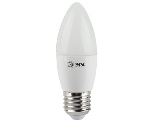 [ЭРА Светодиодные лампы] ЭРА Б0028479 Лампочка светодиодная STD LED B35-7W-827-E27 E27 / Е27 7Вт свеча теплый белый свет