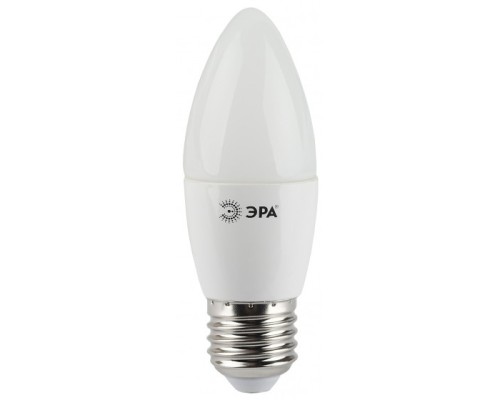[ЭРА Светодиодные лампы] ЭРА Б0020540 Лампочка светодиодная STD LED B35-7W-840-E27 E27 / Е27 7Вт свеча нейтральный белый свет 