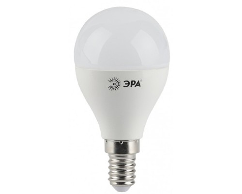 [ЭРА Светодиодные лампы] ЭРА Б0028487 Лампочка светодиодная STD LED P45-5W-840-E14 E14 / Е14 5Вт шар нейтральный белый свет 