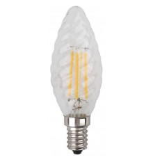 ЭРА Б0027935 Лампочка светодиодная F-LED BTW-5W-827-E14 Е14 / E14 5Вт филамент свеча витая матовая теплый белый свет 