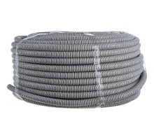 ЭРА Б0020110 Трубы гофр ПВХ GOFR-20-100-PVC  (серый) d 20мм с зонд. легкая 100м