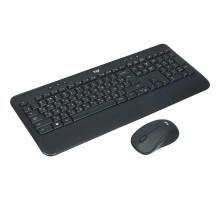 920-008686 Logitech Клавиатура + мышь MK540 Advanced, USB, беспроводной, черный оригинальная заводская гравировка RU/LAT