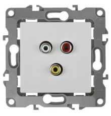 Эра Б0027471 12-3113-01 Розетка RCA, Эра12, белый