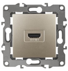 Эра Б0027484 12-3114-04 Розетка HDMI, Эра12, шампань