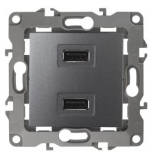 Эра Б0027497 12-4110-12 Устройство зарядное USB, 5В-2100мА, Эра12, графит
