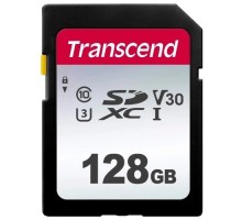SecureDigital 128Gb Transcend TS128GSDC300S {SDXC Class 10, UHS-I U3}