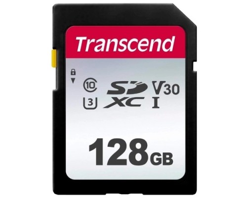 [Карта памяти ] SecureDigital 128Gb Transcend TS128GSDC300S {SDXC Class 10, UHS-I U3}