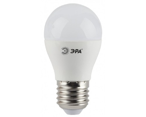 [ЭРА Светодиодные лампы] ЭРА Б0028488 Лампочка светодиодная STD LED P45-5W-840-E27 E27 / Е27 5Вт шар нейтральный белый свет