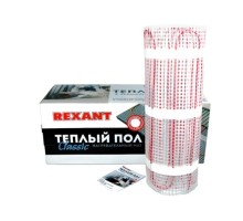 Rexant 51-0504-2 Тёплый пол (нагревательный мат) Classic RNX -2,0-300 (площадь 2,0 м2 (0,5 х 4,0 м)),300 Вт, двухжильный с экраном