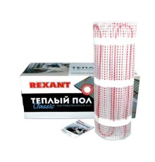 Rexant 51-0504-2 Тёплый пол (нагревательный мат) Classic RNX -2,0-300 (площадь 2,0 м2 (0,5 х 4,0 м)),300 Вт, двухжильный с экраном