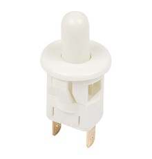 Rexant 36-3021 Выключатель-кнопка 250V 2.5А (2с) ON-(OFF)  Б/Фикс  белый (мебельная)  (1 шт)
