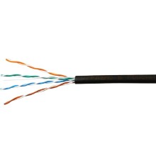 SkyNet Кабель UTP outdoor 4x2x0,51, медный, FLUKE TEST, кат.5e, однож., (305м) box, черный [CSP-UTP-4-CU-OUT](АК5018342/1693221)