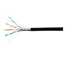SkyNet Кабель FTP outdoor 4x2x0,51, медный, FLUKE TEST, кат.5e, однож., 305 м, box, черный [CSP-FTP-4-CU-OUT](АК5017986/1693121)