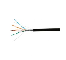 SkyNet Кабель Standart FTP outdoor 4x2x0,48, медный, FLUKE TEST, кат.5e, однож., 305 м, box, черный [CSS-FTP-4-CU-OUT](АК5017627/1693119)