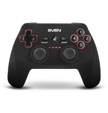 Беспроводной геймпад Sven GC-2040 (11 кл. 2 стика, D-pad, Soft Touch, PC/PS3/Android/Xinput)