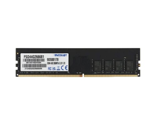 [Модуль памяти] Patriot DDR4 DIMM 4GB PSD44G266681 PC4-21300, 2666MHz