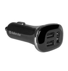 Defender Автомобильный адаптер 3 порта USB, 5V / 4.8 A (UCA-50) (83541)