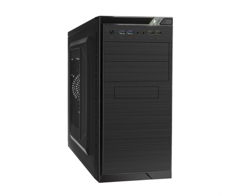 [Корпуса] Exegate EX272747RUS Корпус Minitower Exegate QA-412U Black, mATX, <XP500, Black, 120mm>, 2*USB+2*USB3.0, Audio