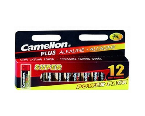 [Батарейка] Camelion..LR 6 Plus Alkaline BLOCK-12 (LR6-HP12, батарейка,1.5В) (12 шт. в уп-ке)