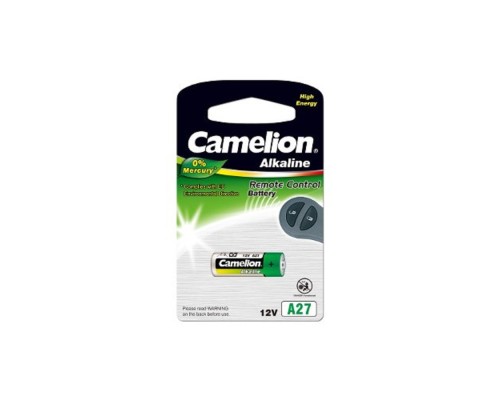 [Батарейки] Camelion LR27A BL-1 Mercury Free (A27-BP1, батарейка,12В) (1 шт. в уп-ке) 