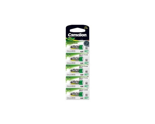 [Батарейки] Camelion LR27A BL-5 Mercury Free (A27-BP5, батарейка,12В)(5шт. в уп-ке)